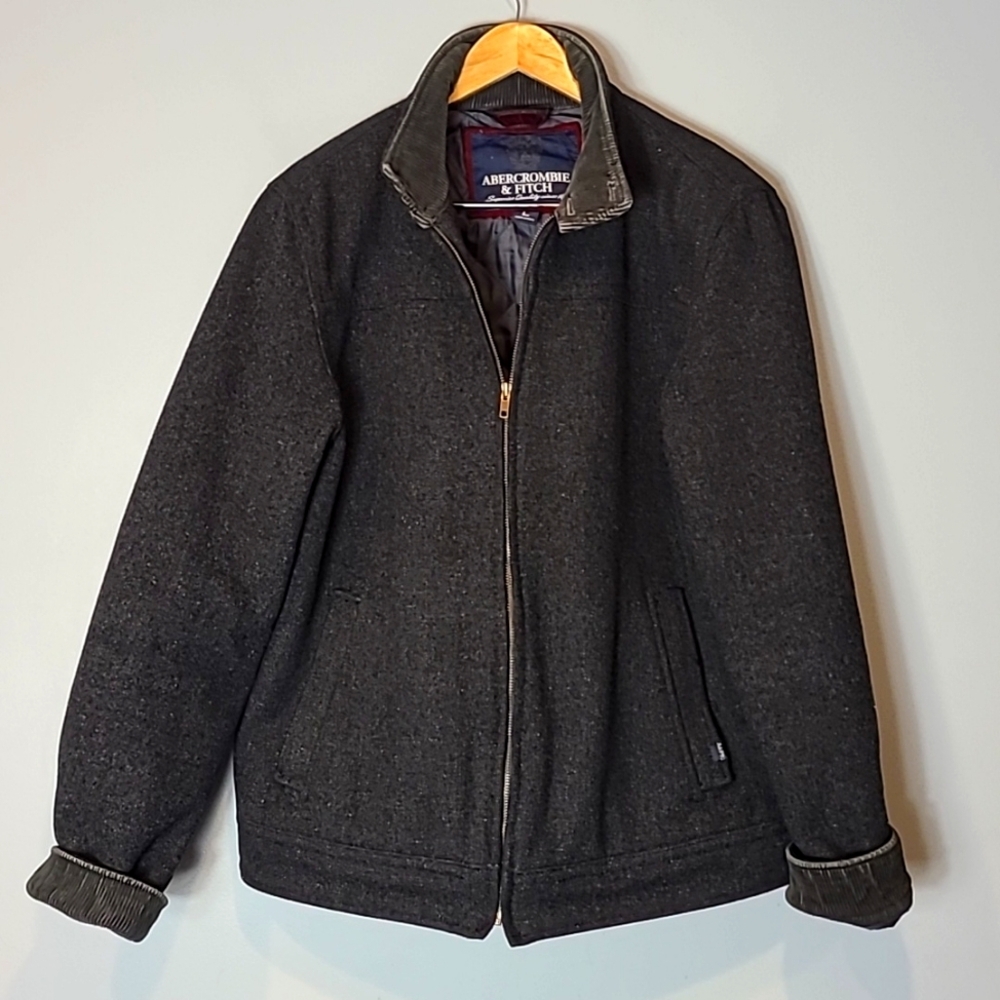 Abercrombie & Fitch Black Bomber Jacket